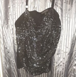 Lane Bryant Bustiersilver shirt